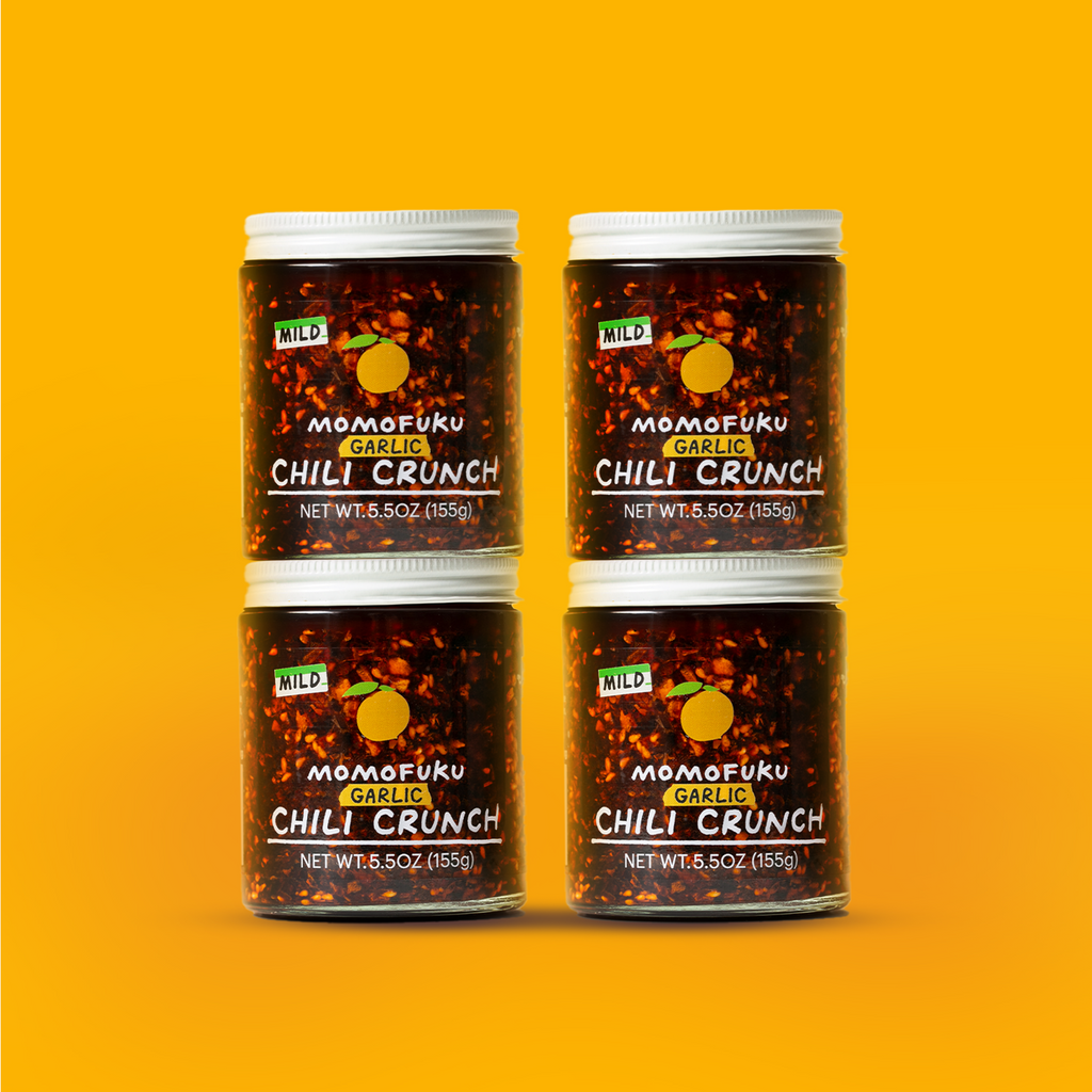 Mild Garlic Chili Crunch 4-Pack - Gift Ready