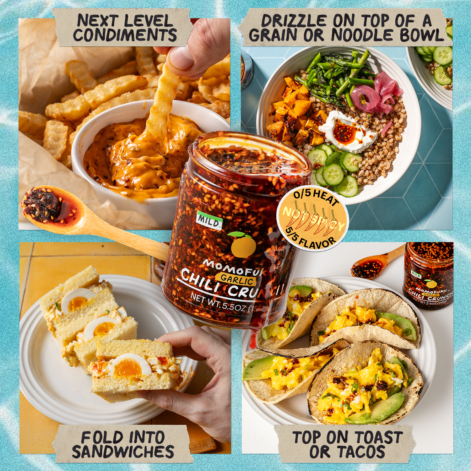Mild Garlic Chili Crunch - Fresh Ready