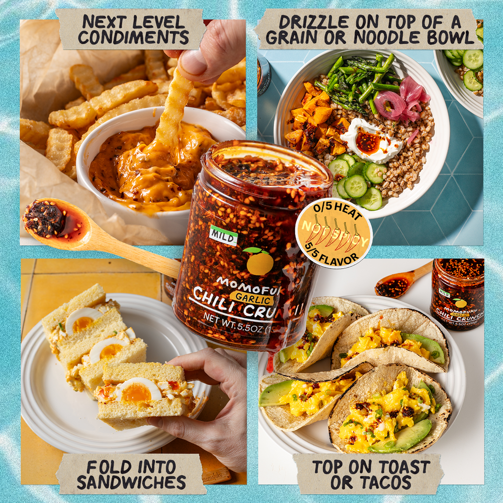Mild Garlic Chili Crunch 4-Pack - Gift Ready