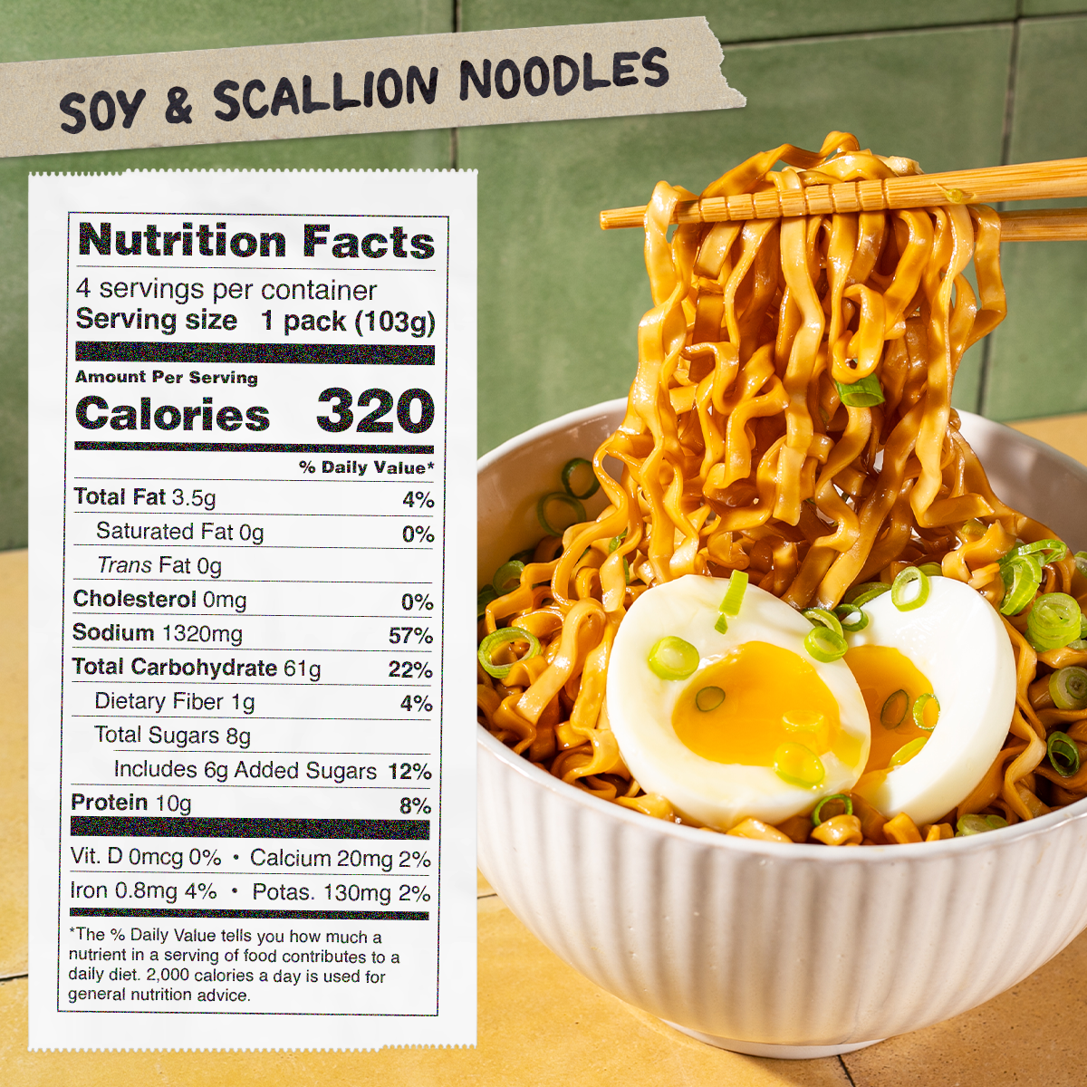 Soy & Noodles | 4 Packs - Easy Choice