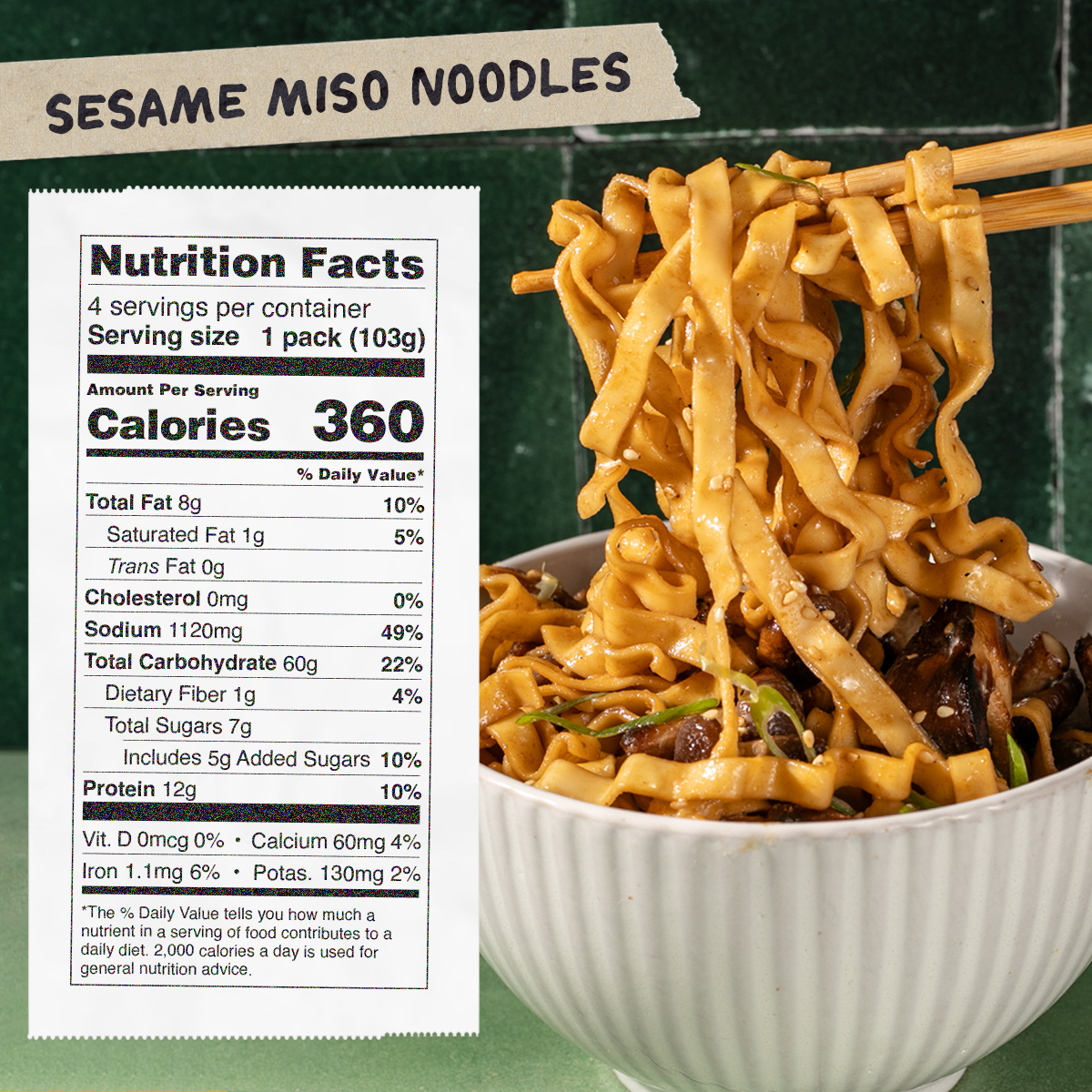 Not Spicy Noodle Pack - Simple Edit