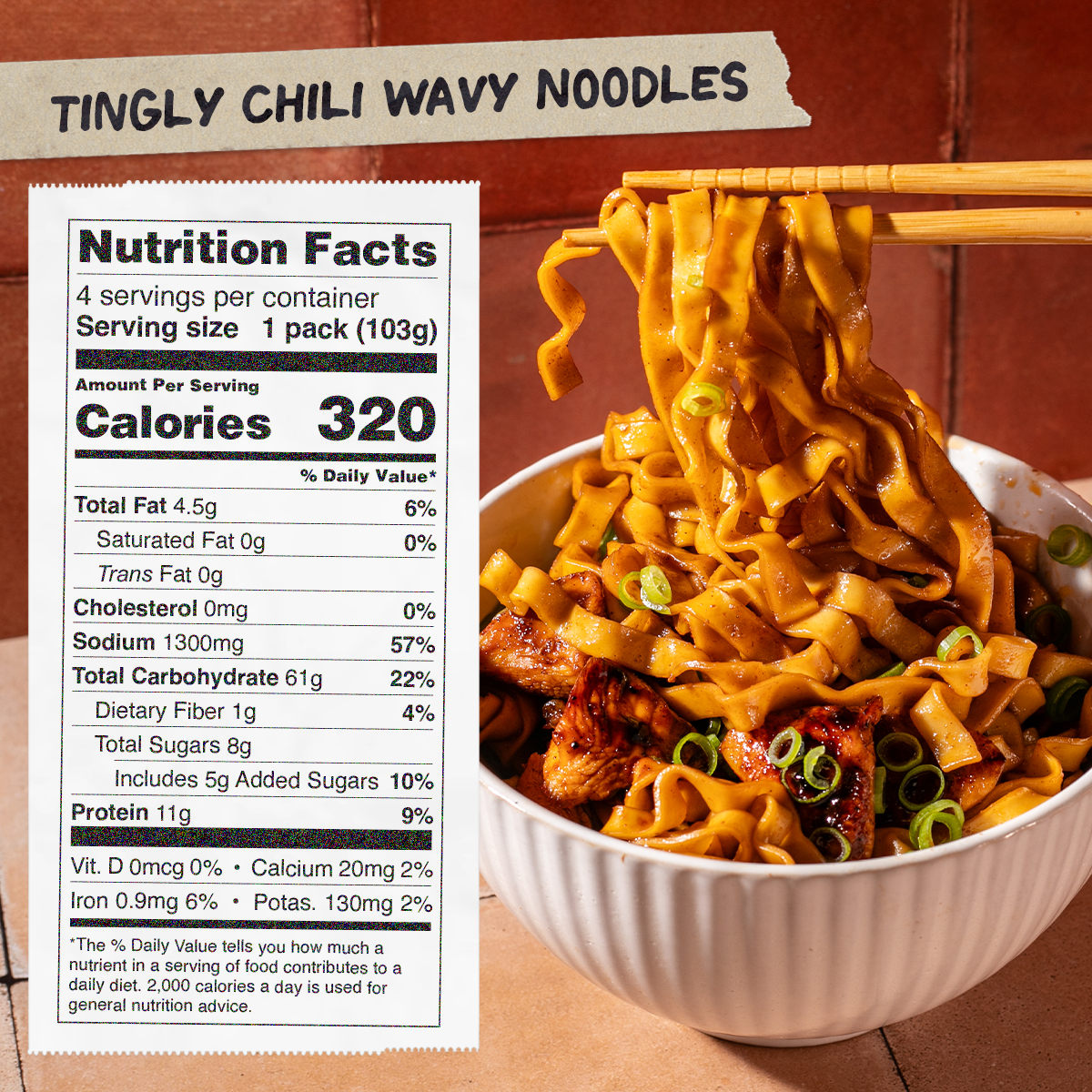 Tingly Chili Noodles | 4 Packs - Fresh Style