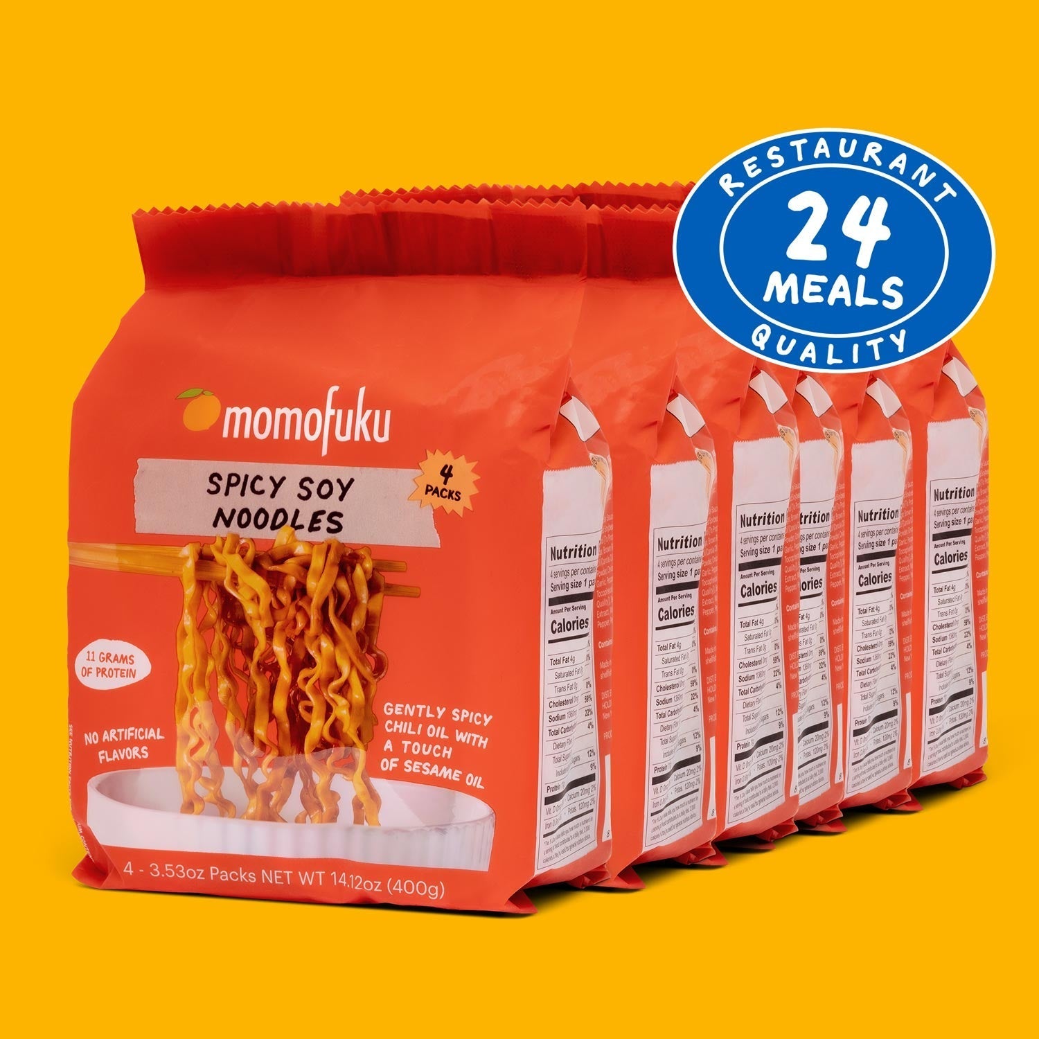 Spicy Soy Noodles | 24 Packs - Bright Touch