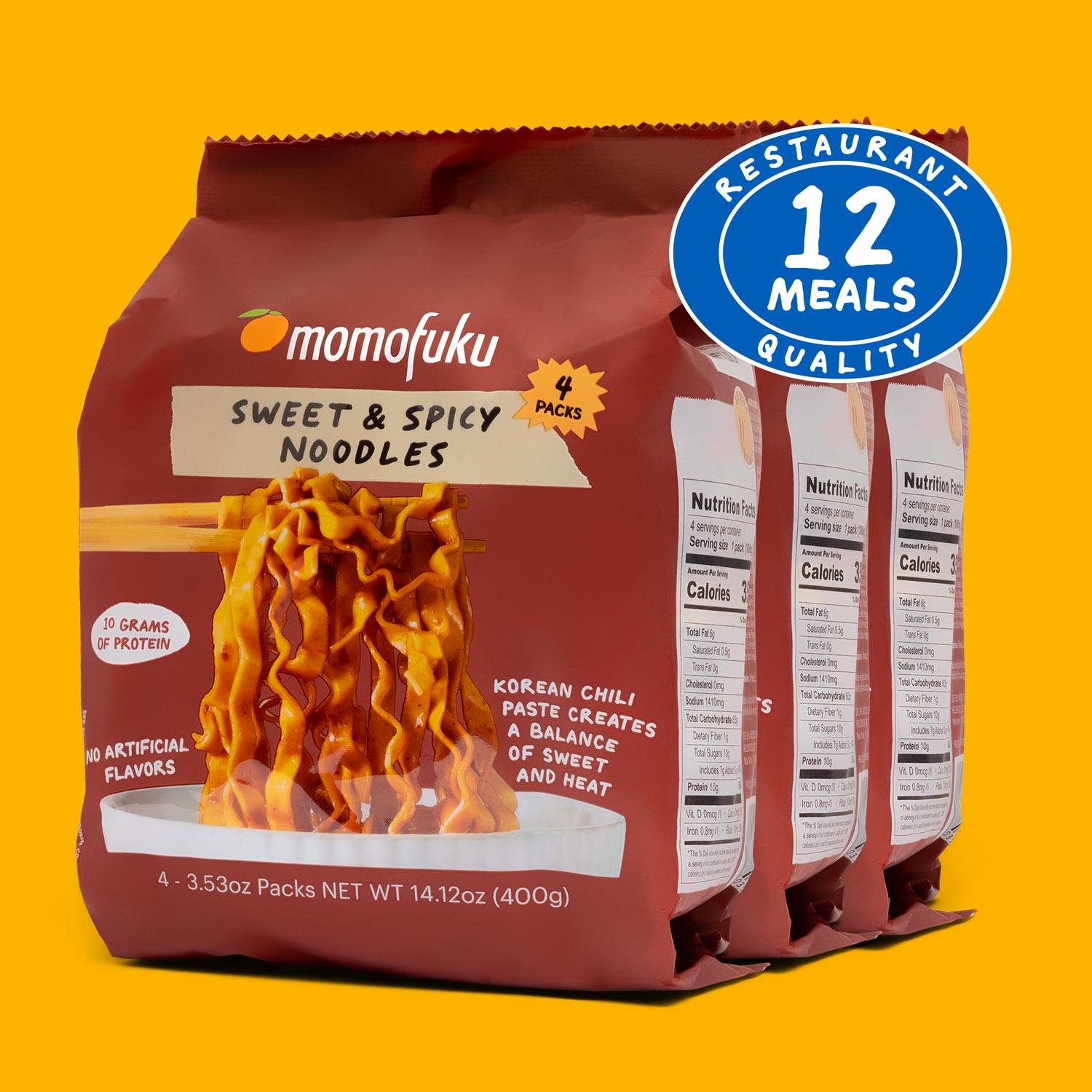 Sweet & Spicy Noodles | 12 Packs - Easy Choice